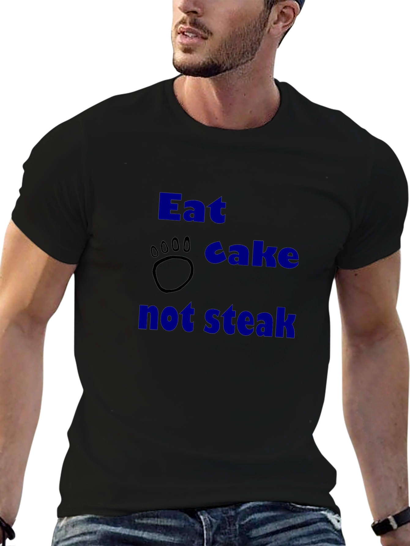 Eat Cake Not Steak Graphic Tee