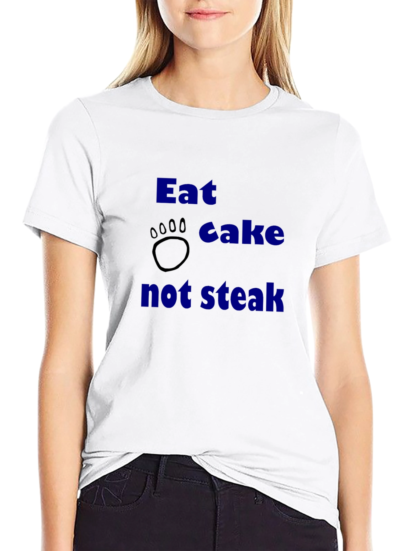 Eat Cake Not Steak Graphic Tee