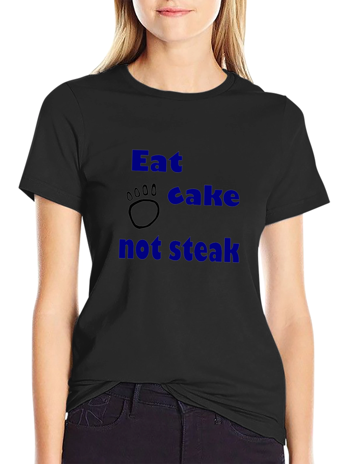 Eat Cake Not Steak Graphic Tee