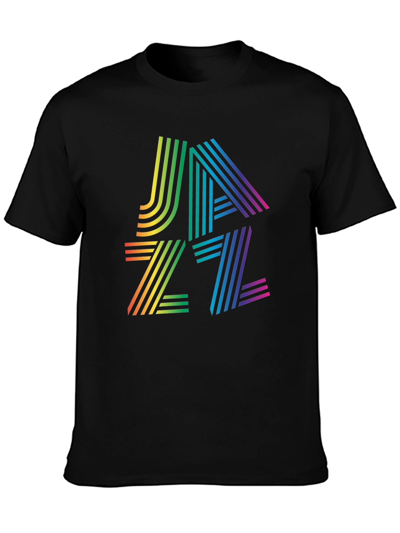 Rainbow Jazz Graphic T-Shirt - Cool & Stylish