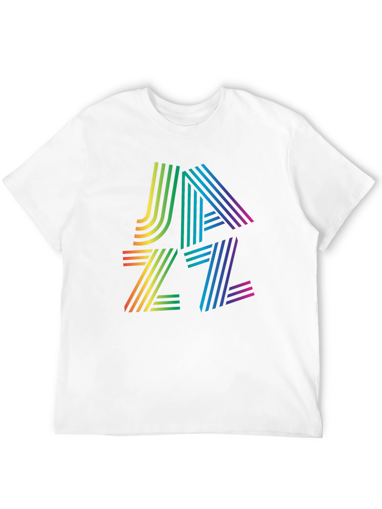 Rainbow Jazz Graphic T-Shirt - Cool & Stylish