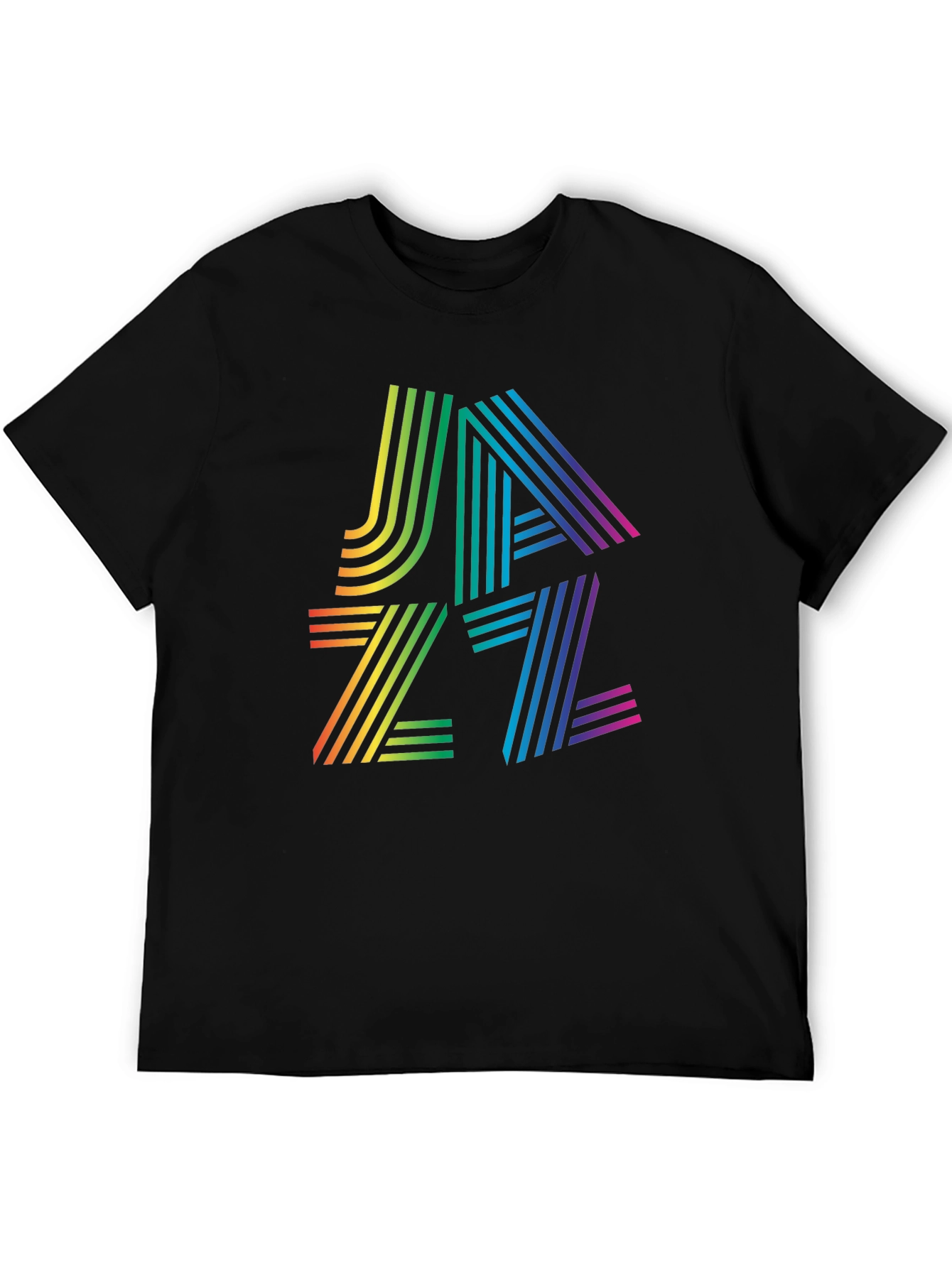 Rainbow Jazz Graphic T-Shirt - Cool & Stylish