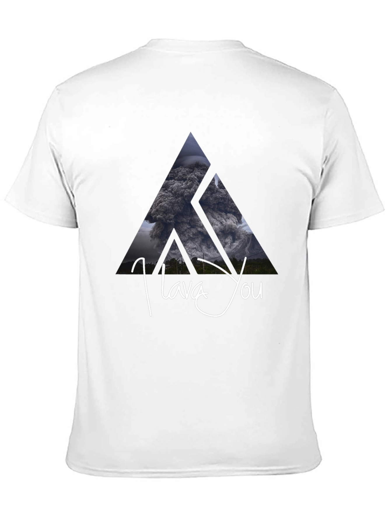 I Lava You Volcano Graphic Tee - Black