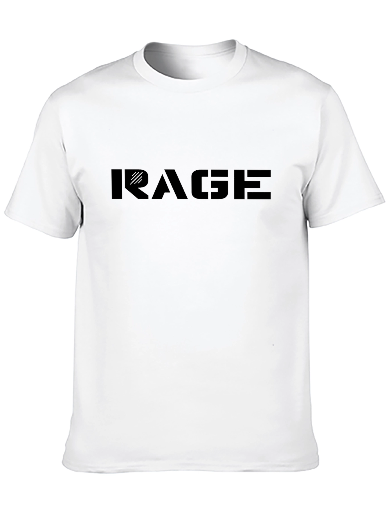 Rage Black Graphic Tee - Stylish Casual Wear