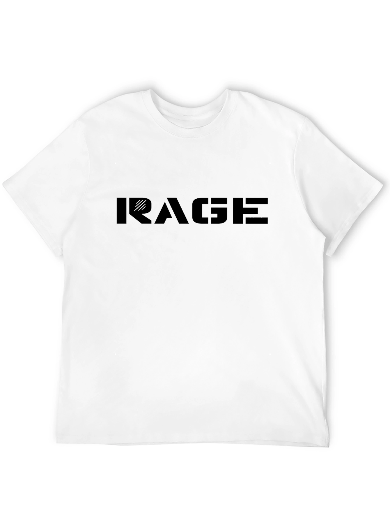 Rage Black Graphic Tee - Stylish Casual Wear