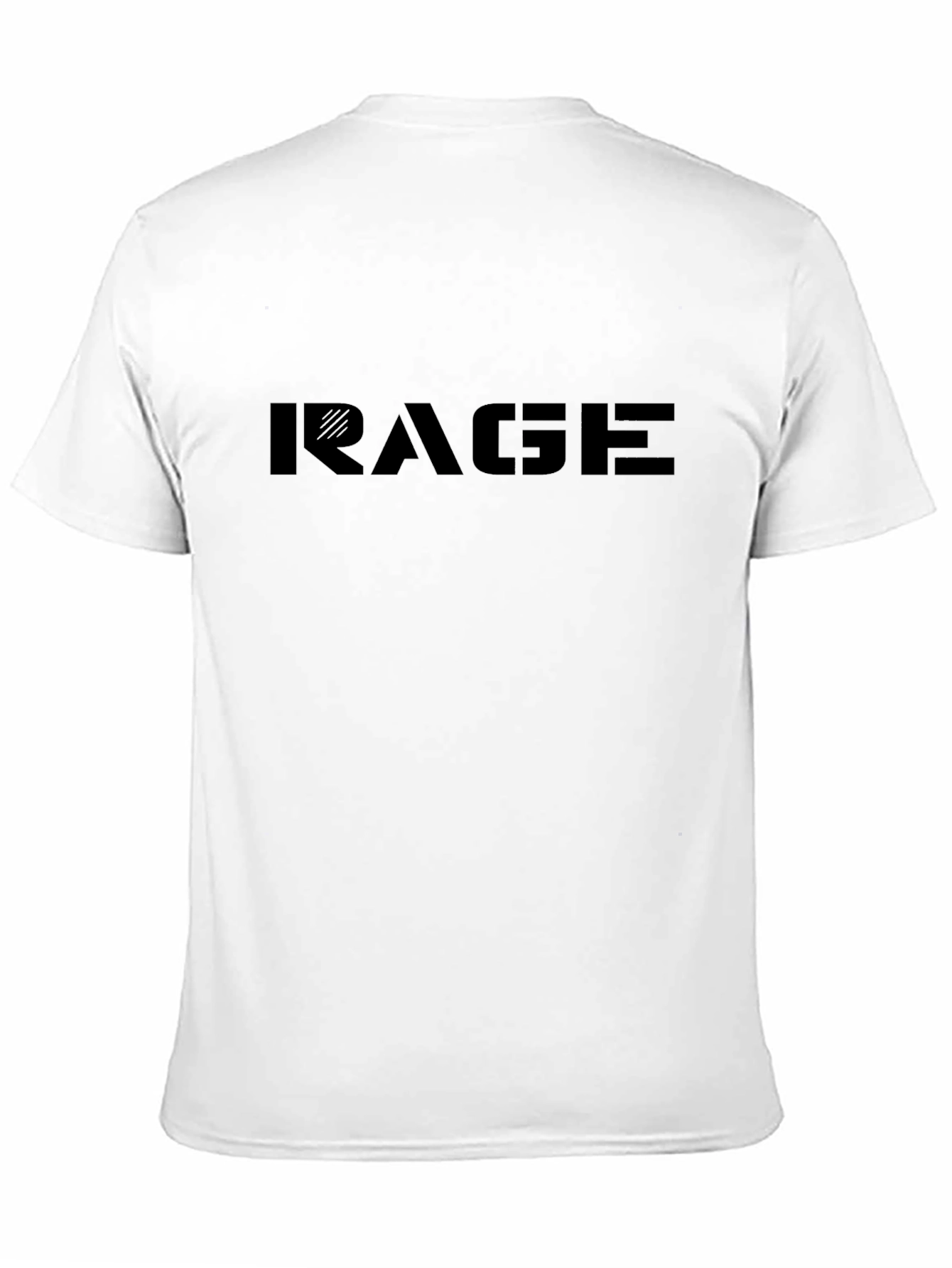 Rage Black Graphic Tee - Stylish Casual Wear