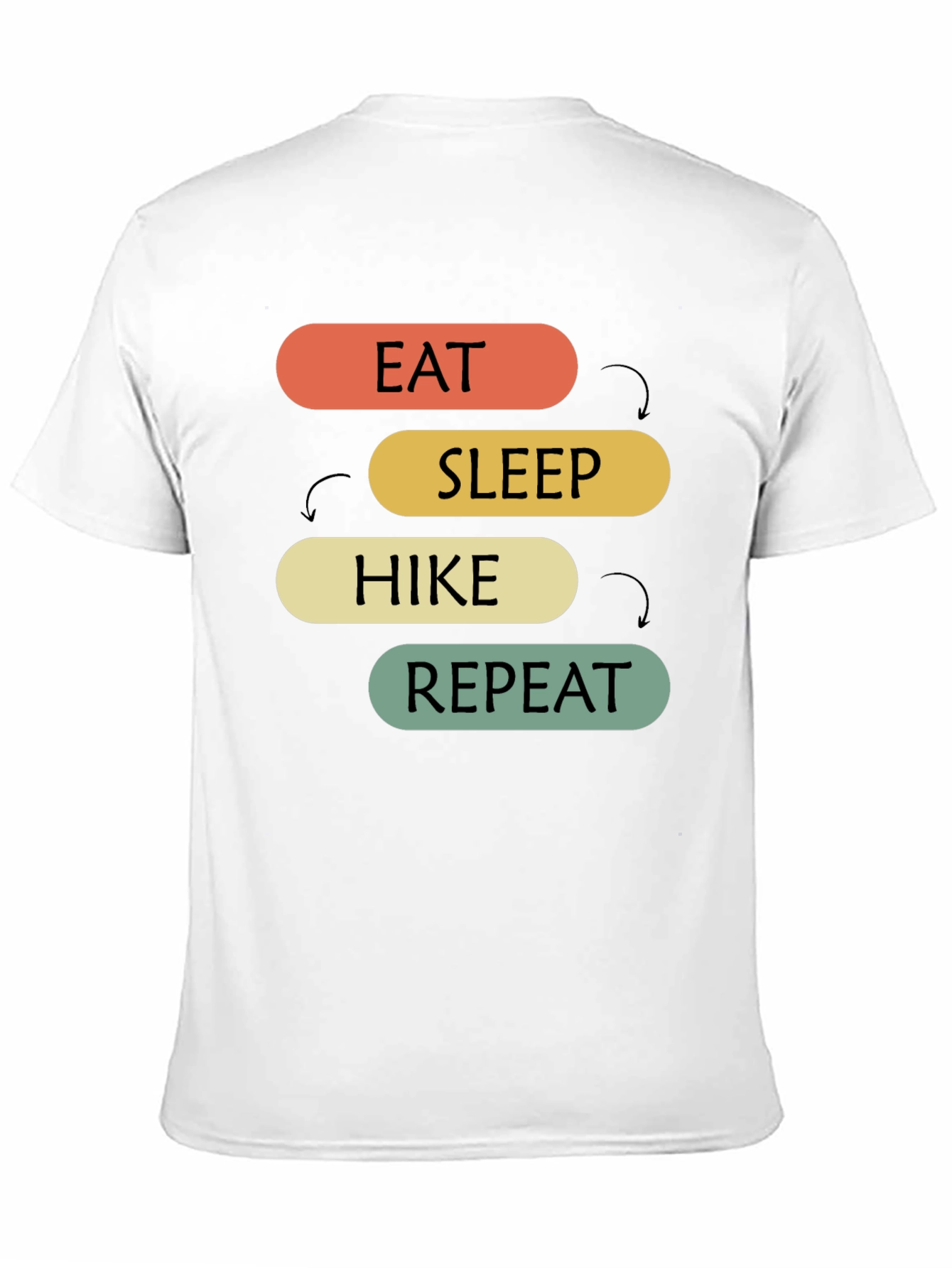 Eat Sleep Hike Repeat Graphic T-Shirt