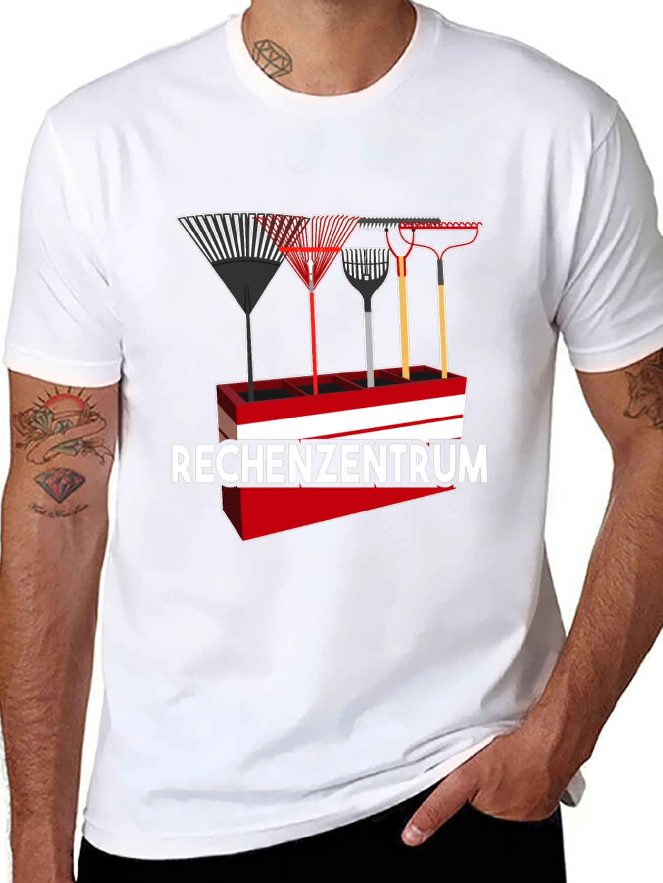 Rechenzentrum Rakes Graphic T-Shirt