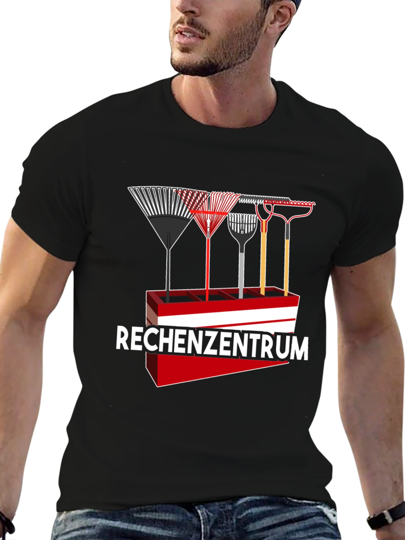 Rechenzentrum Rakes Graphic T-Shirt