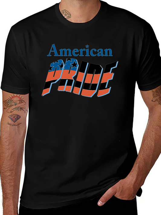American Pride Graphic Tee - Black