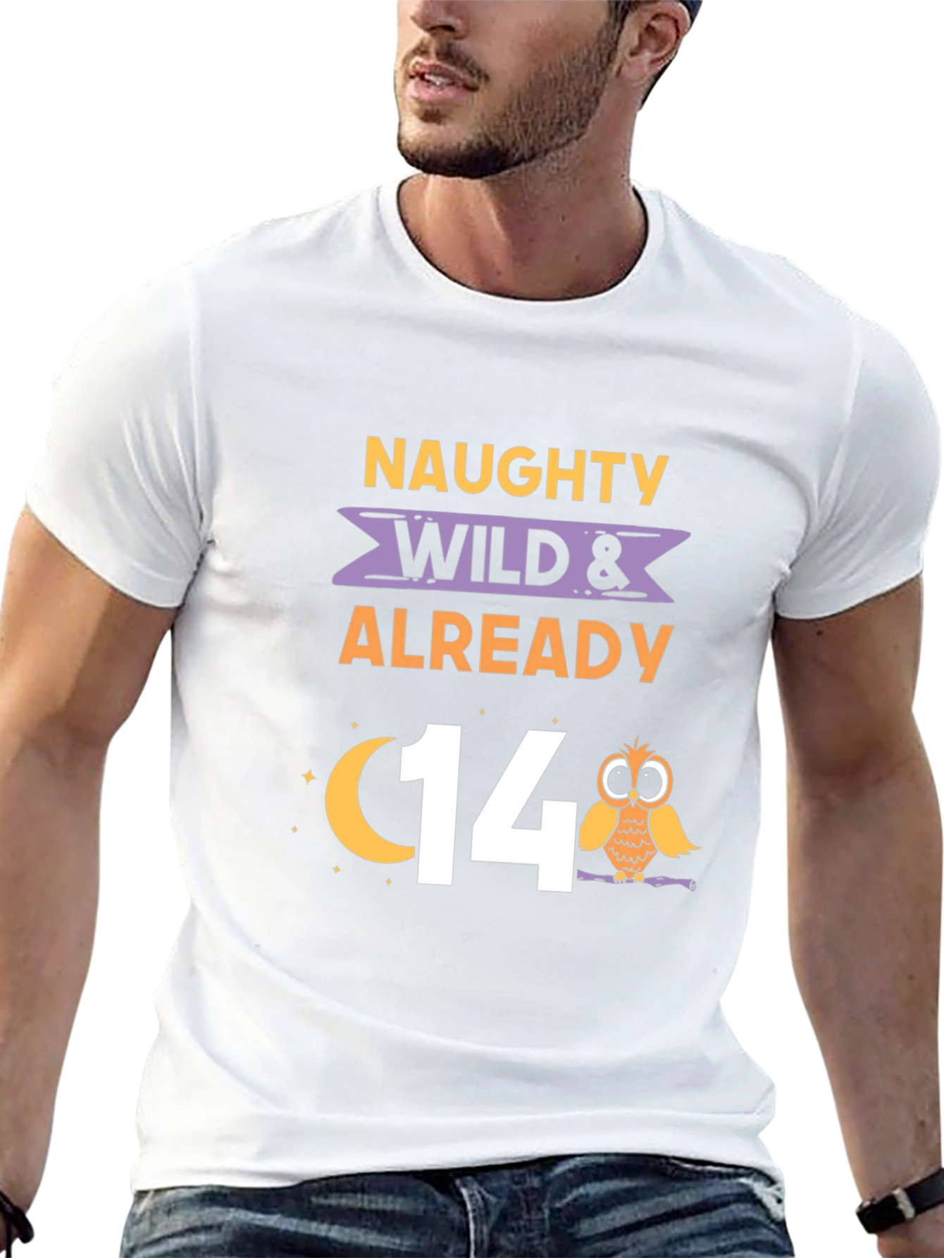 Naughty Wild & Already 14 Birthday T-Shirt