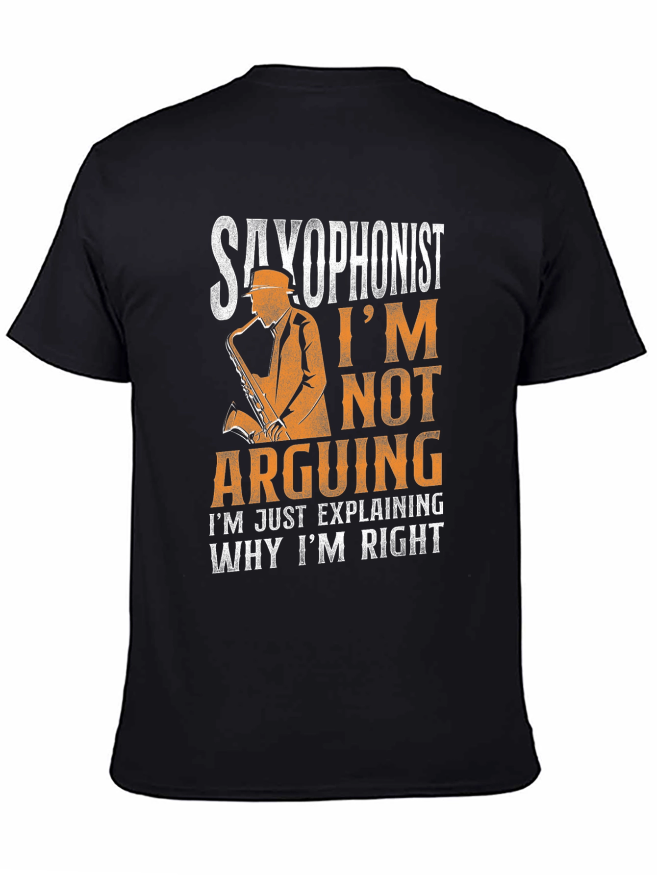 Saxophonist Arguing Funny Musician T-Shirt