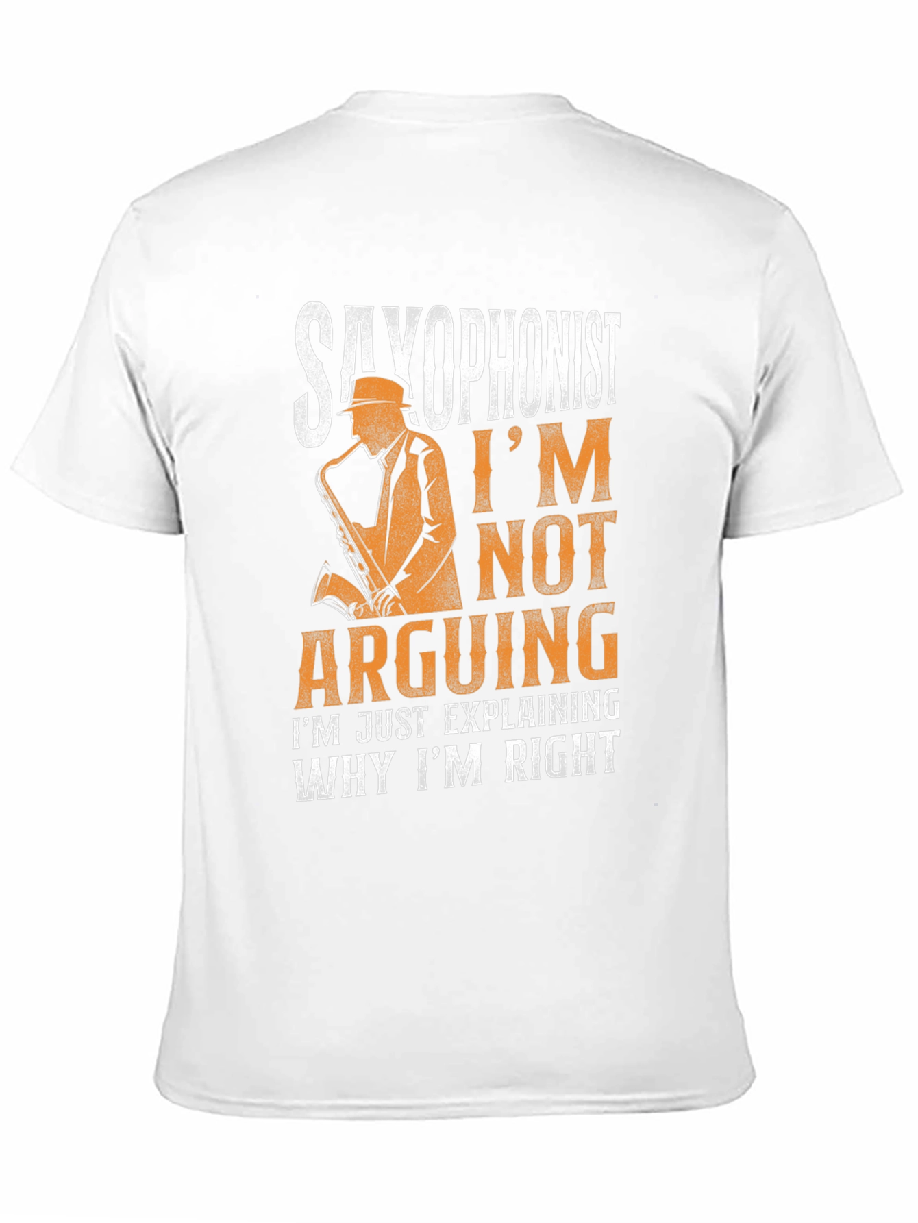 Saxophonist Arguing Funny Musician T-Shirt