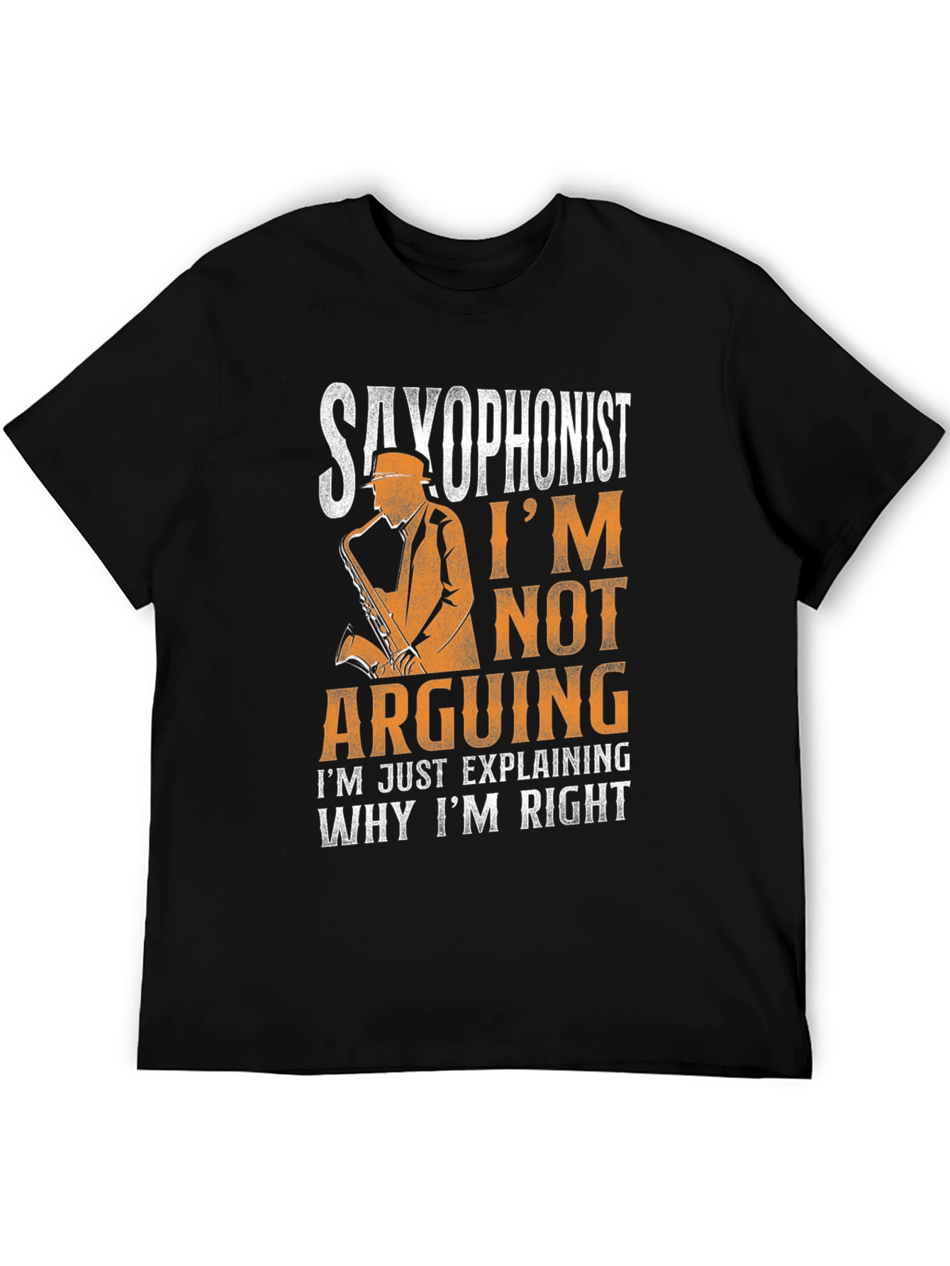 Saxophonist Arguing Funny Musician T-Shirt