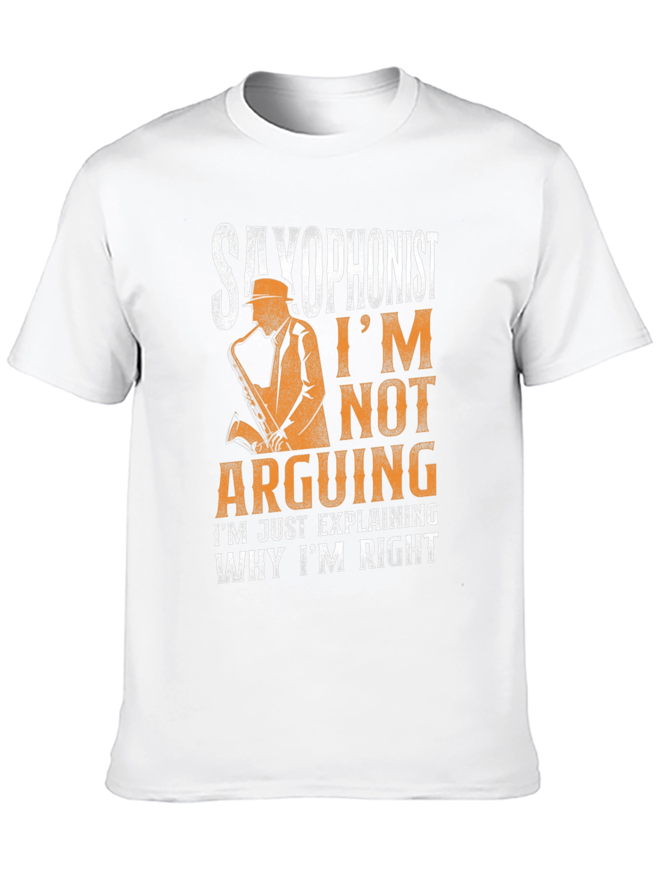 Saxophonist Arguing Funny Musician T-Shirt