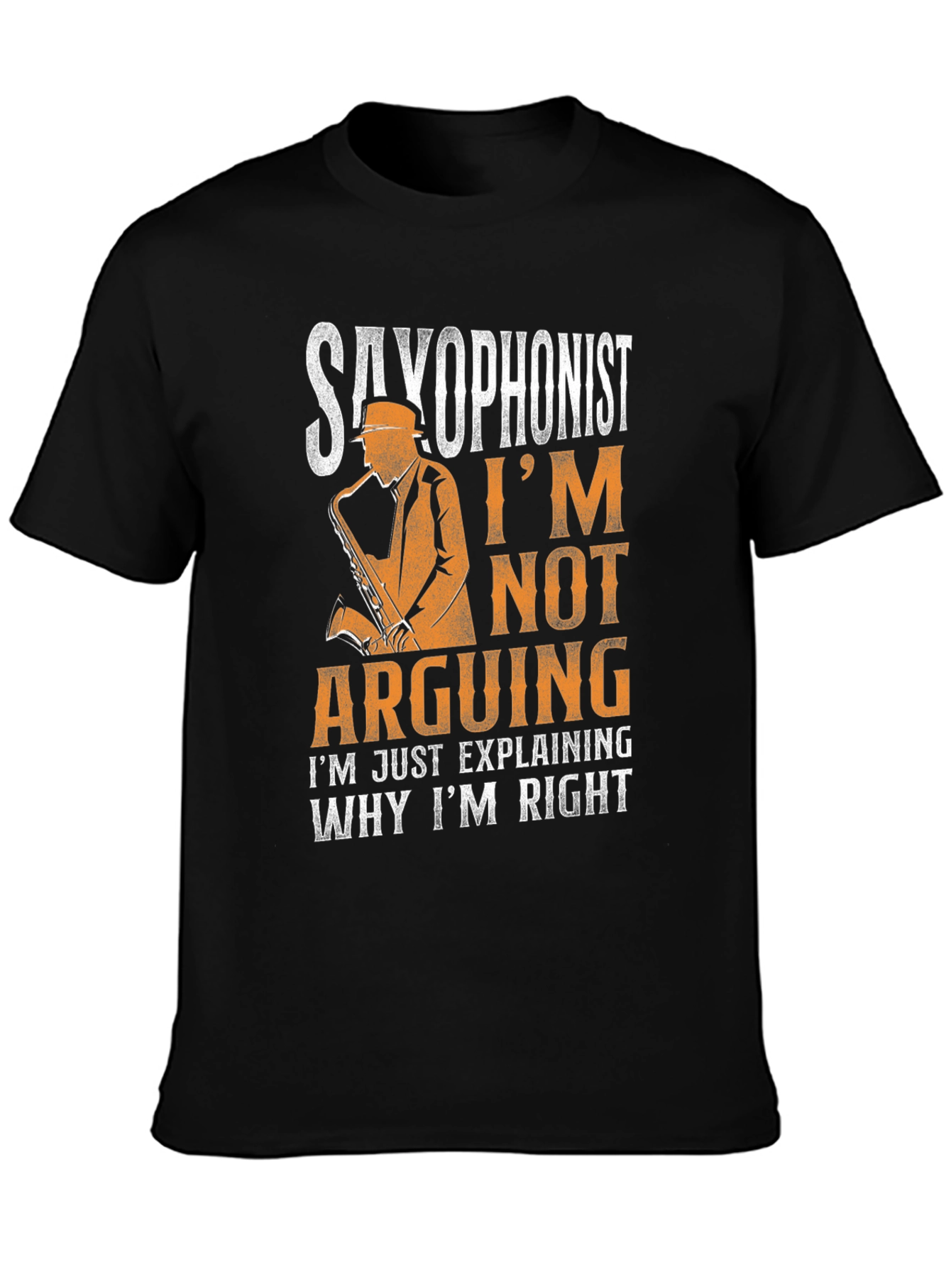 Saxophonist Arguing Funny Musician T-Shirt