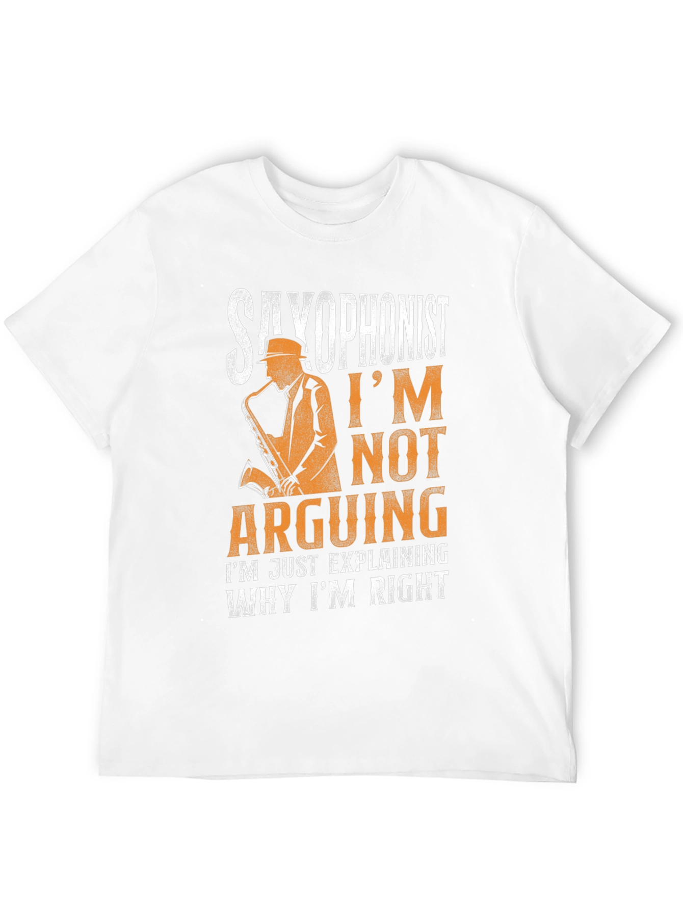 Saxophonist Arguing Funny Musician T-Shirt
