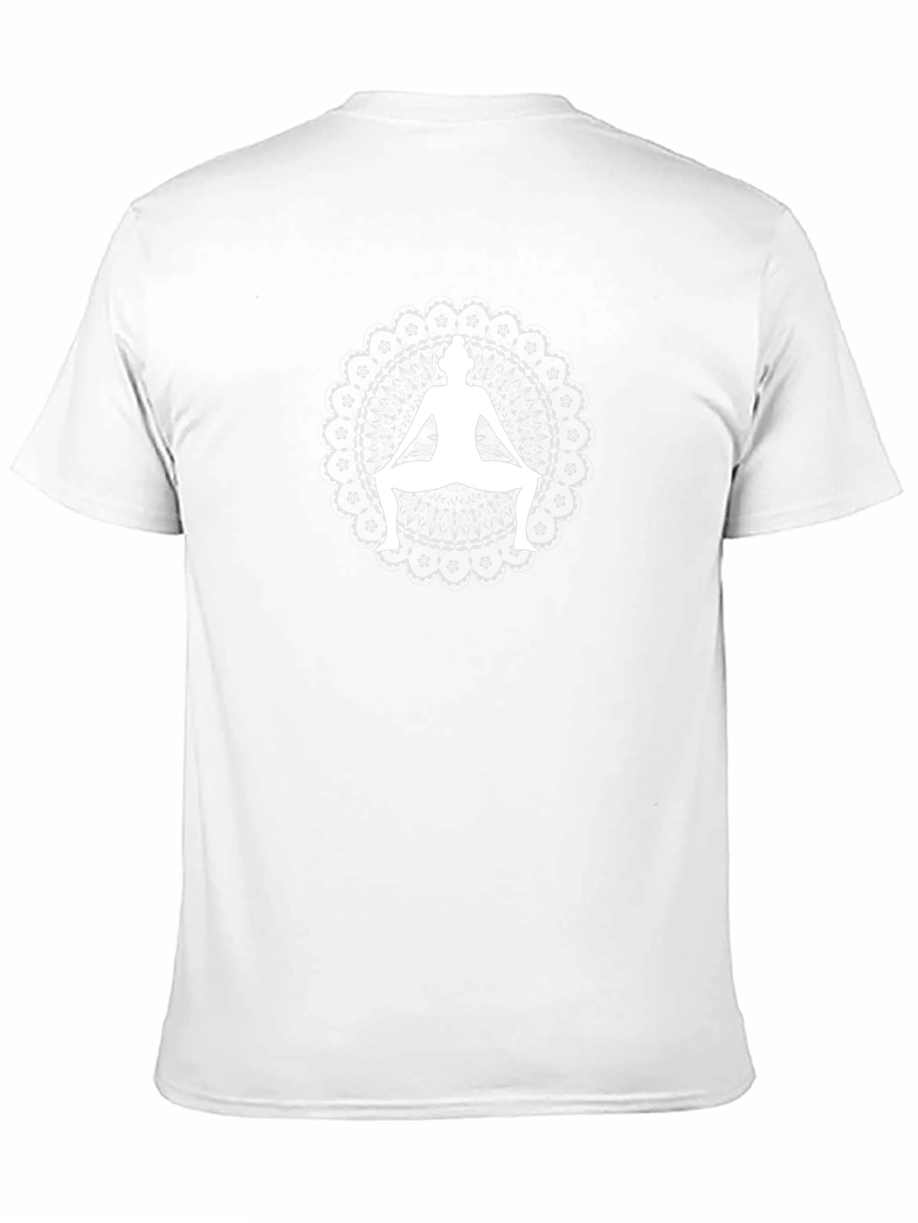 Yoga Pose Graphic Black Tee