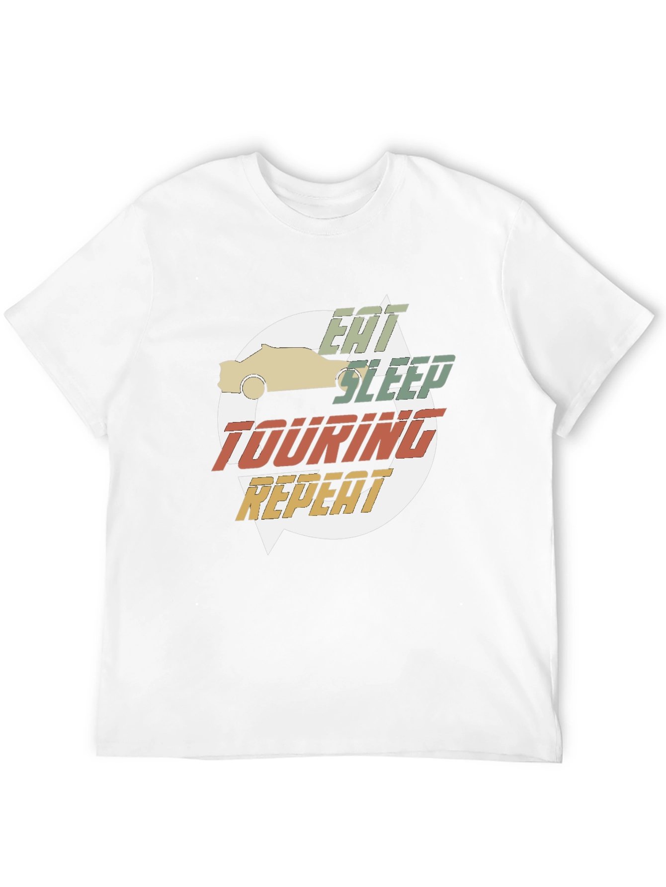 Eat Sleep Touring Repeat Graphic Tee