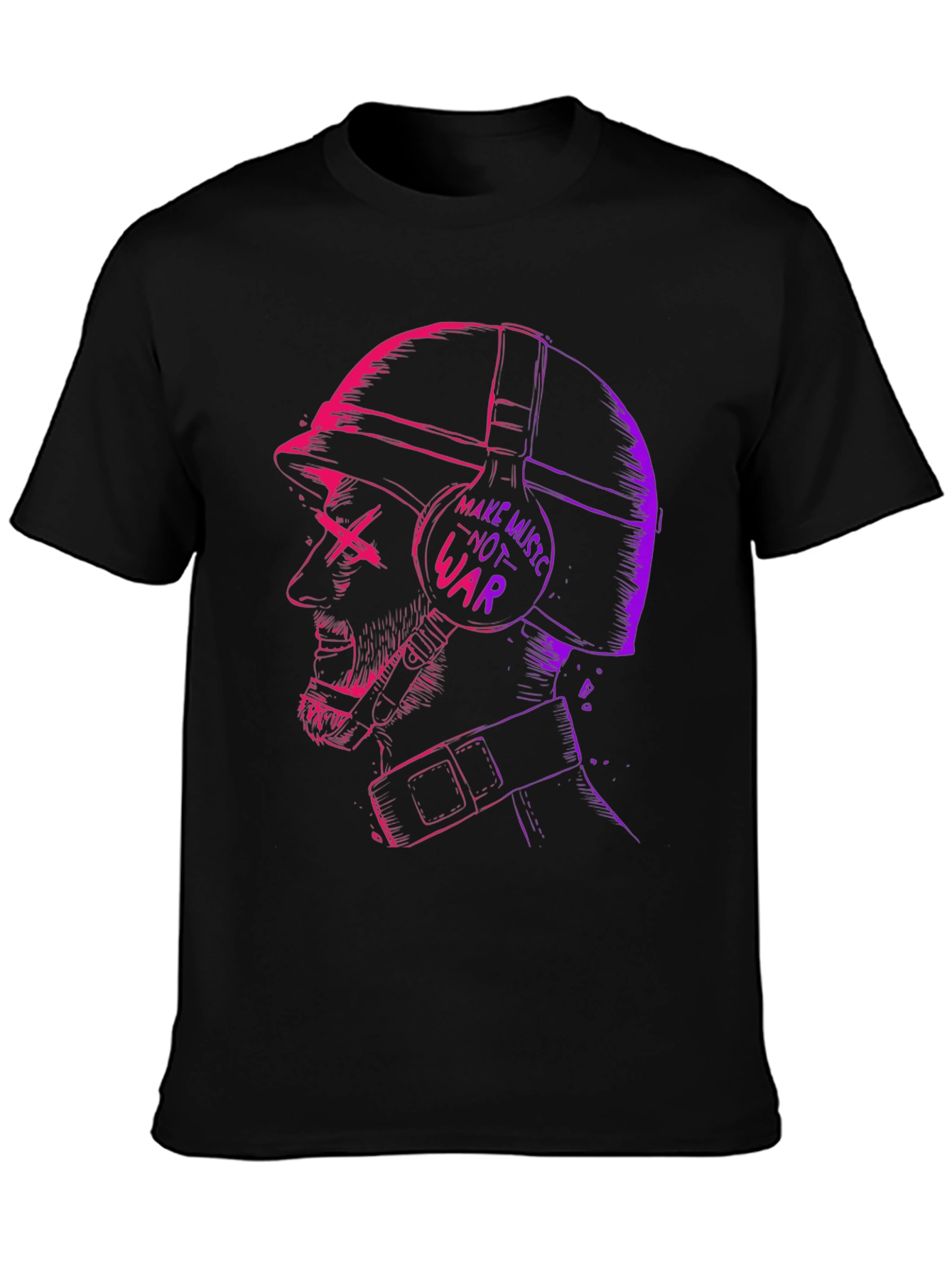 Make Music Not War Graphic Tee