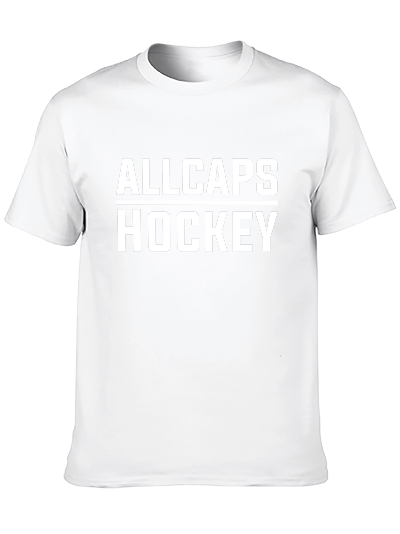 ALLCAPS Hockey Black T-Shirt