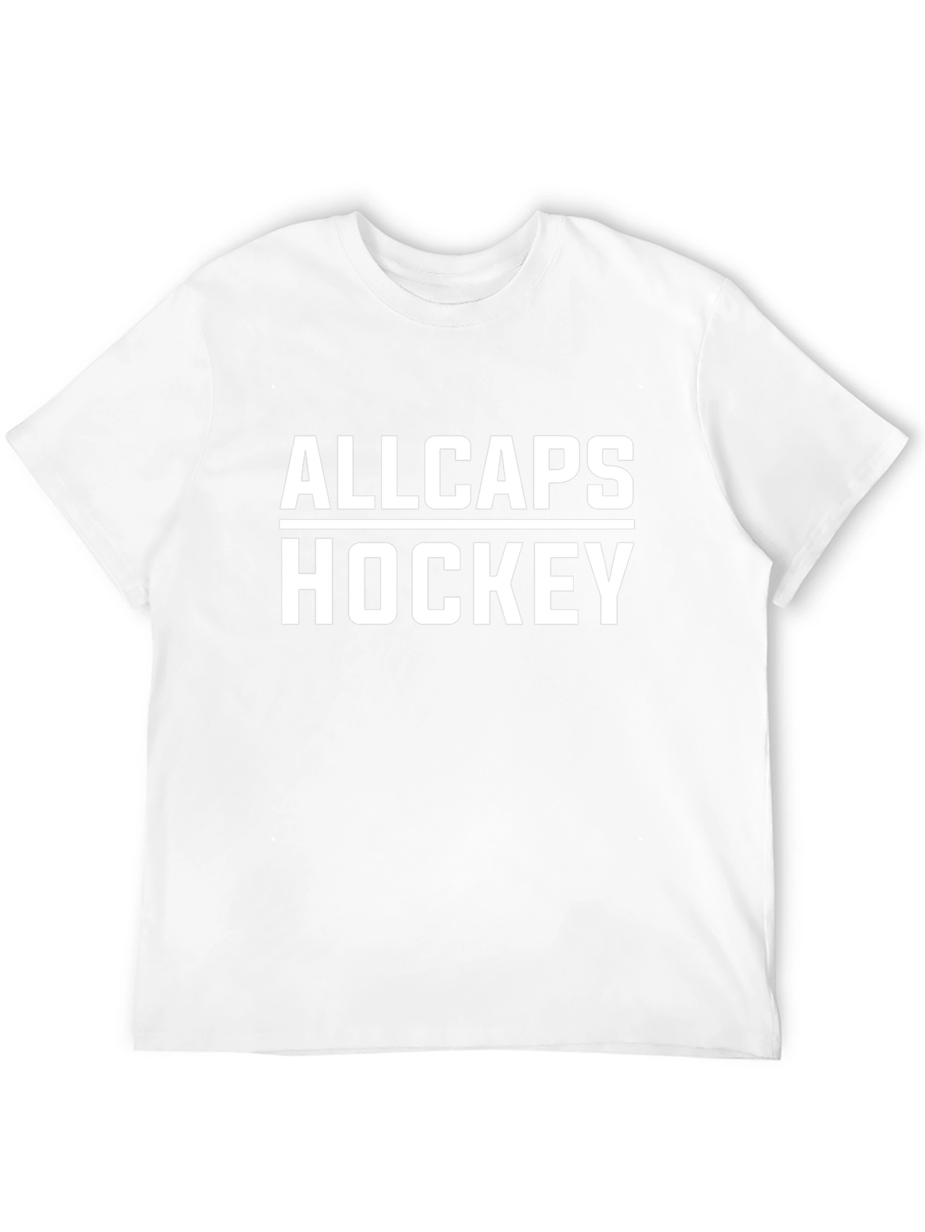 ALLCAPS Hockey Black T-Shirt