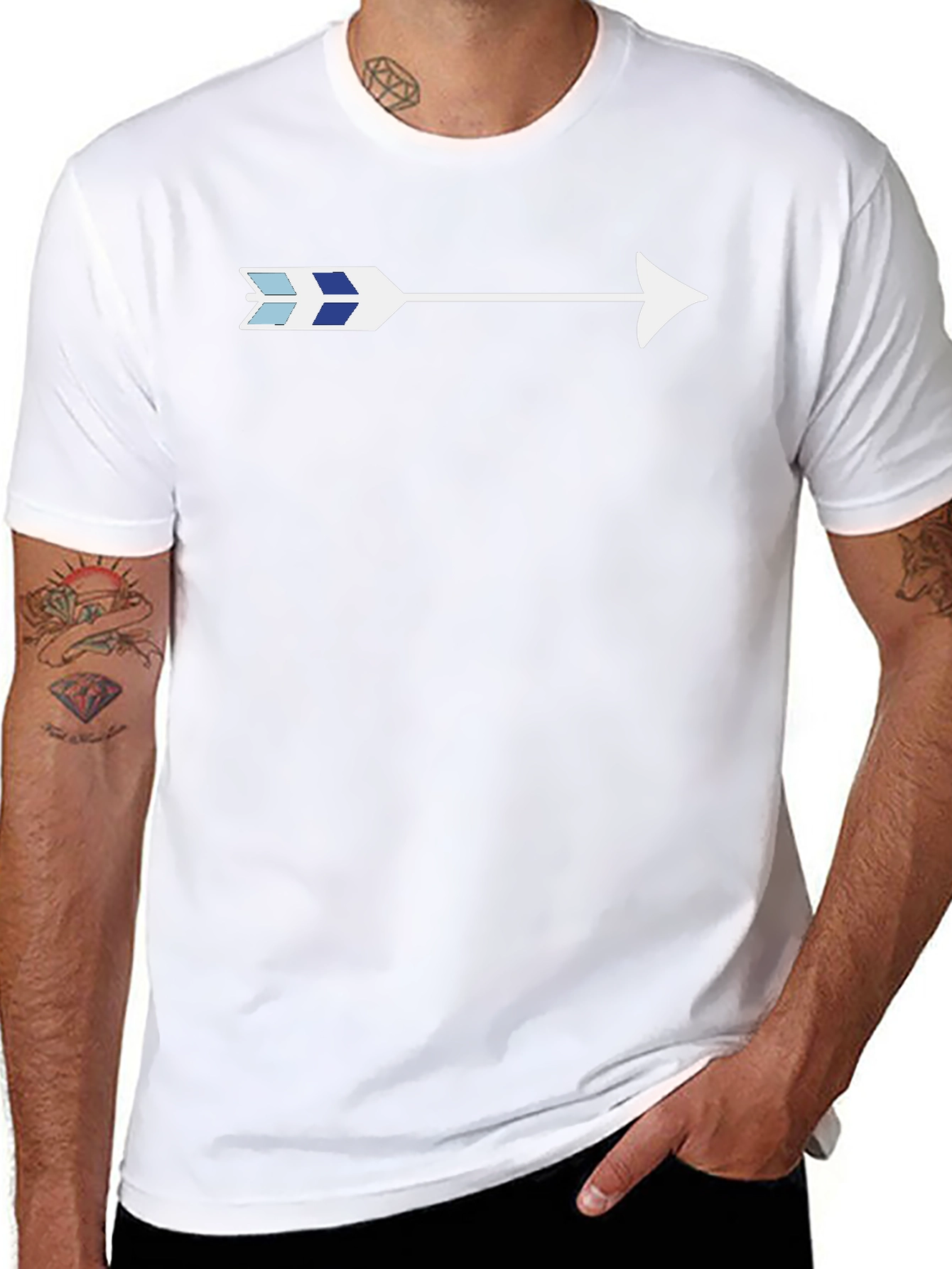 Arrow Graphic Tee - Stylish Casual Wear