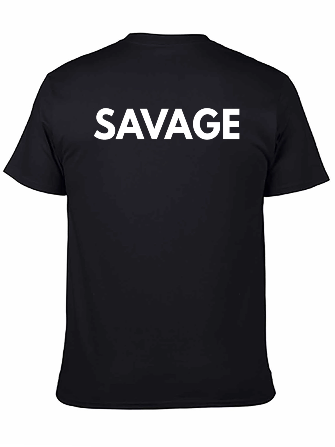 Savage Graphic Print Crewneck T-Shirt