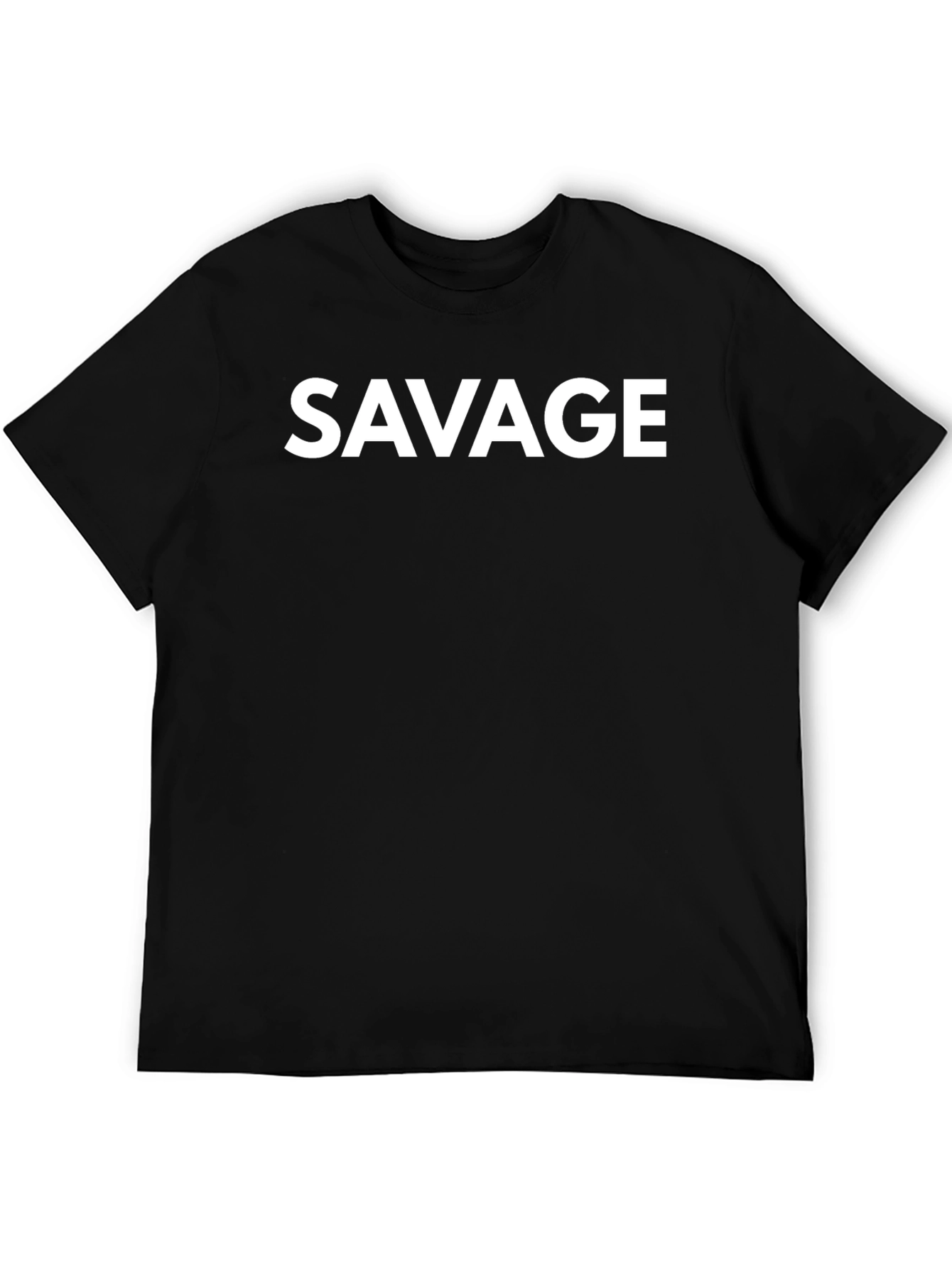 Savage Graphic Print Crewneck T-Shirt