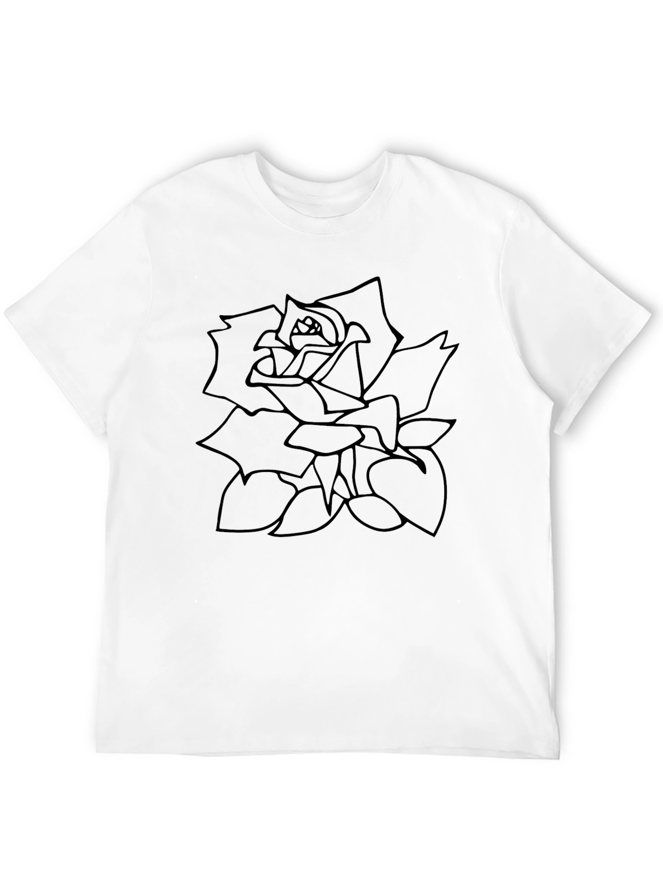 Black Rose Graphic Tee - Stylish & Unique!