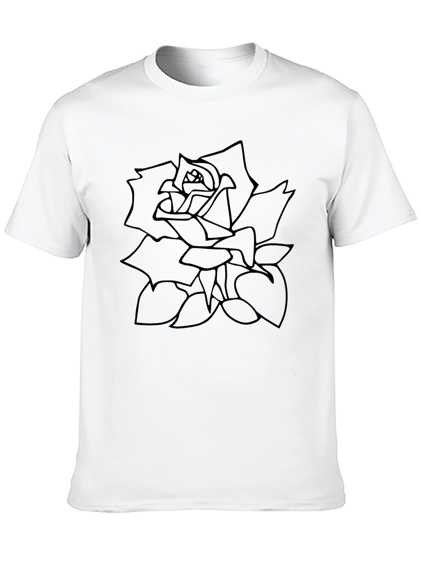 Black Rose Graphic Tee - Stylish & Unique!
