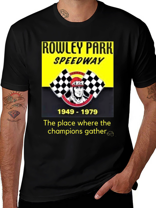 Rowley Park Speedway T-Shirt - Champions Gather