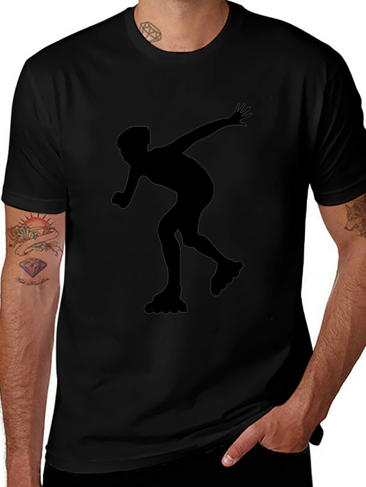 Inline Skater Graphic Tee - Black