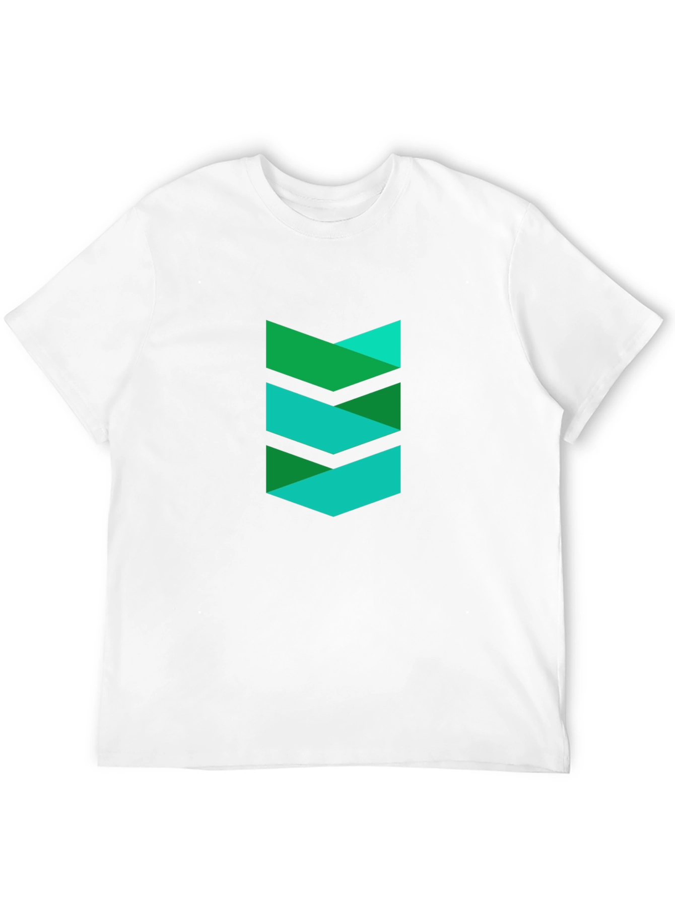 Modern Chevron Black T-Shirt