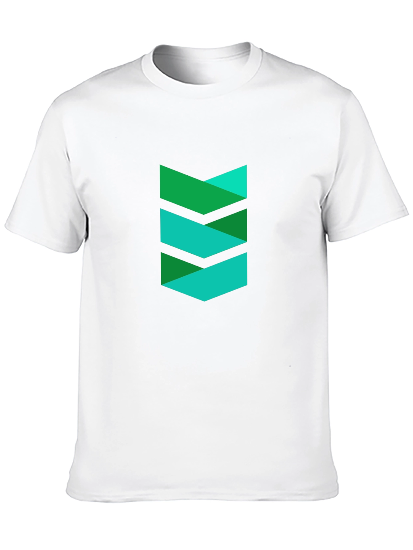 Modern Chevron Black T-Shirt