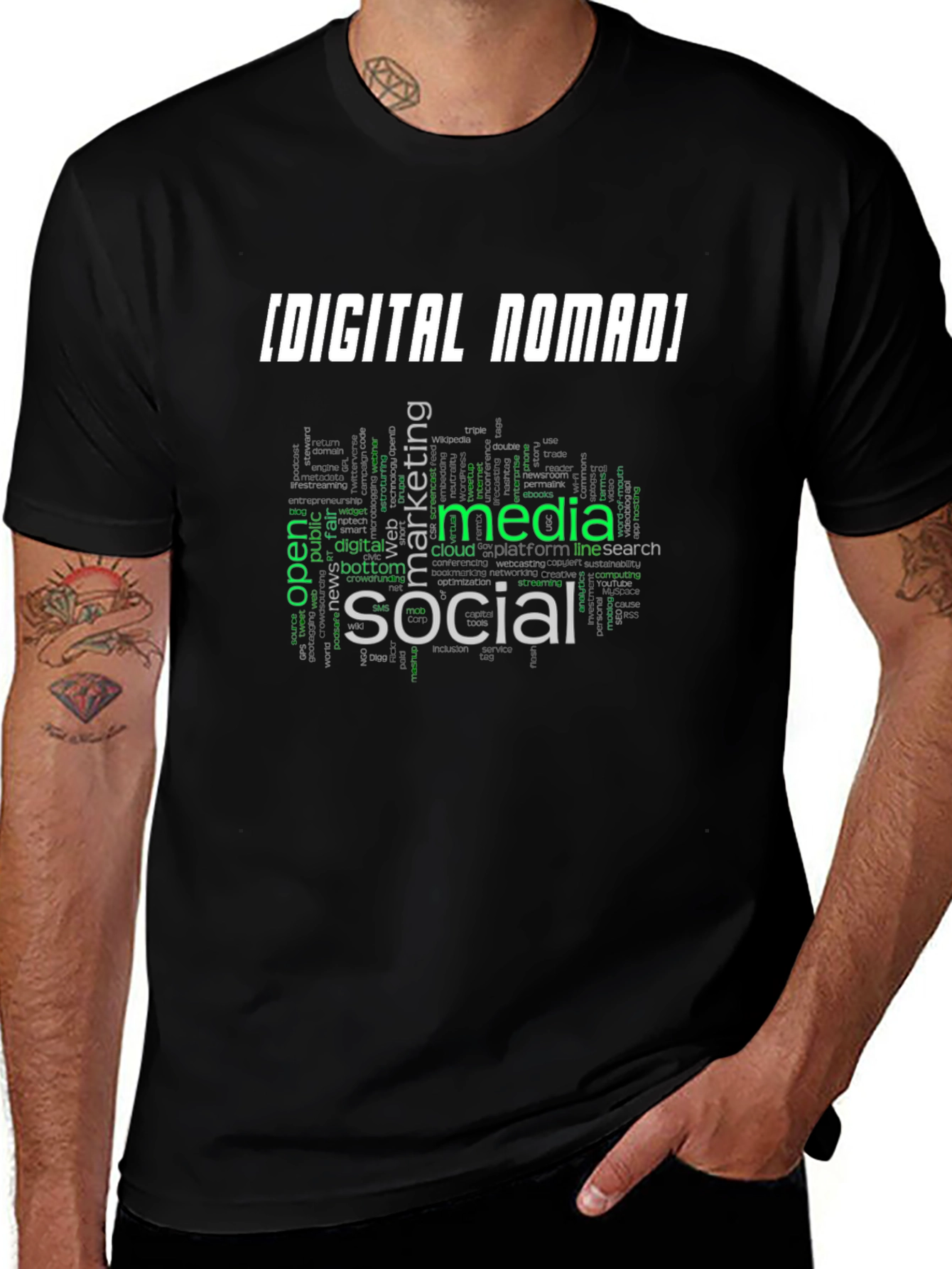 Digital Nomad Graphic T-Shirt