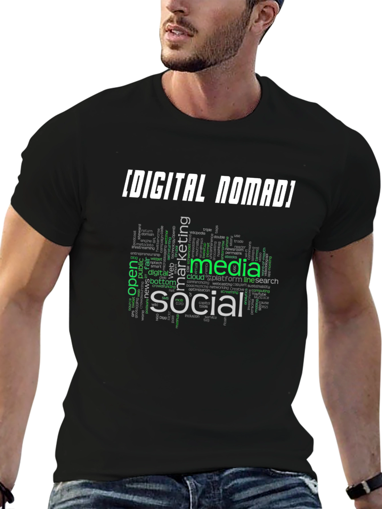 Digital Nomad Graphic T-Shirt