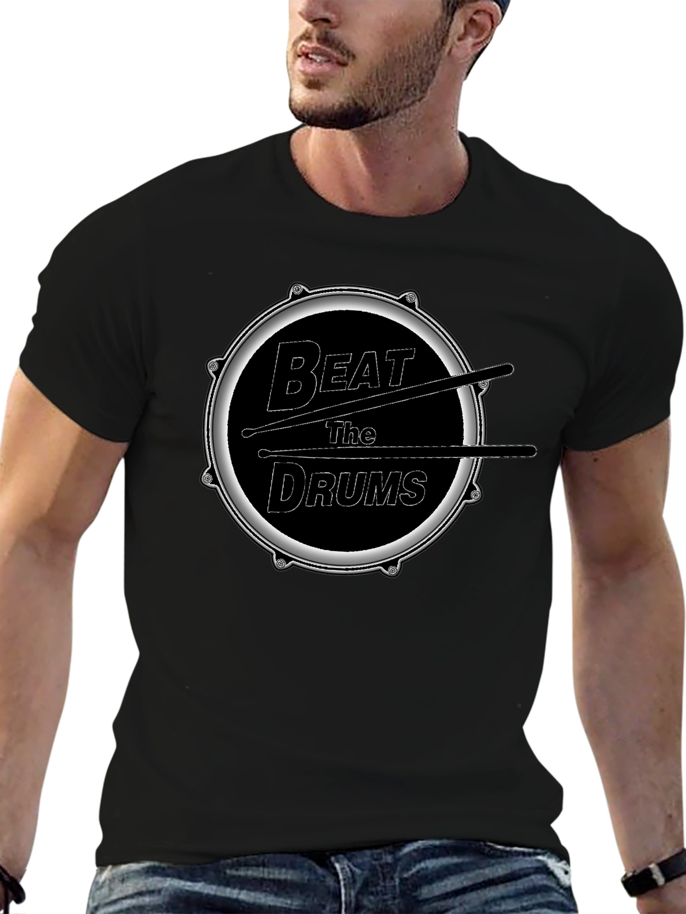 Beat the Drums T-Shirt - Music Lover Tee