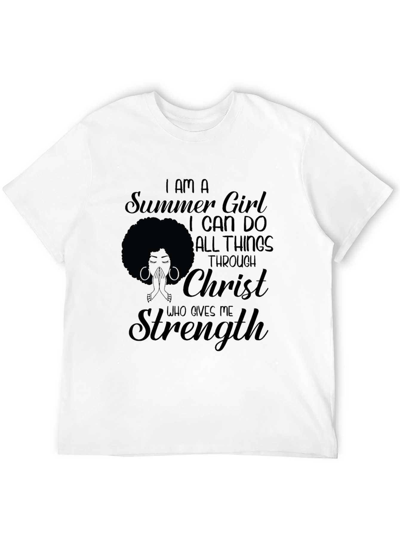 I Am A Summer Girl Christian T-Shirt