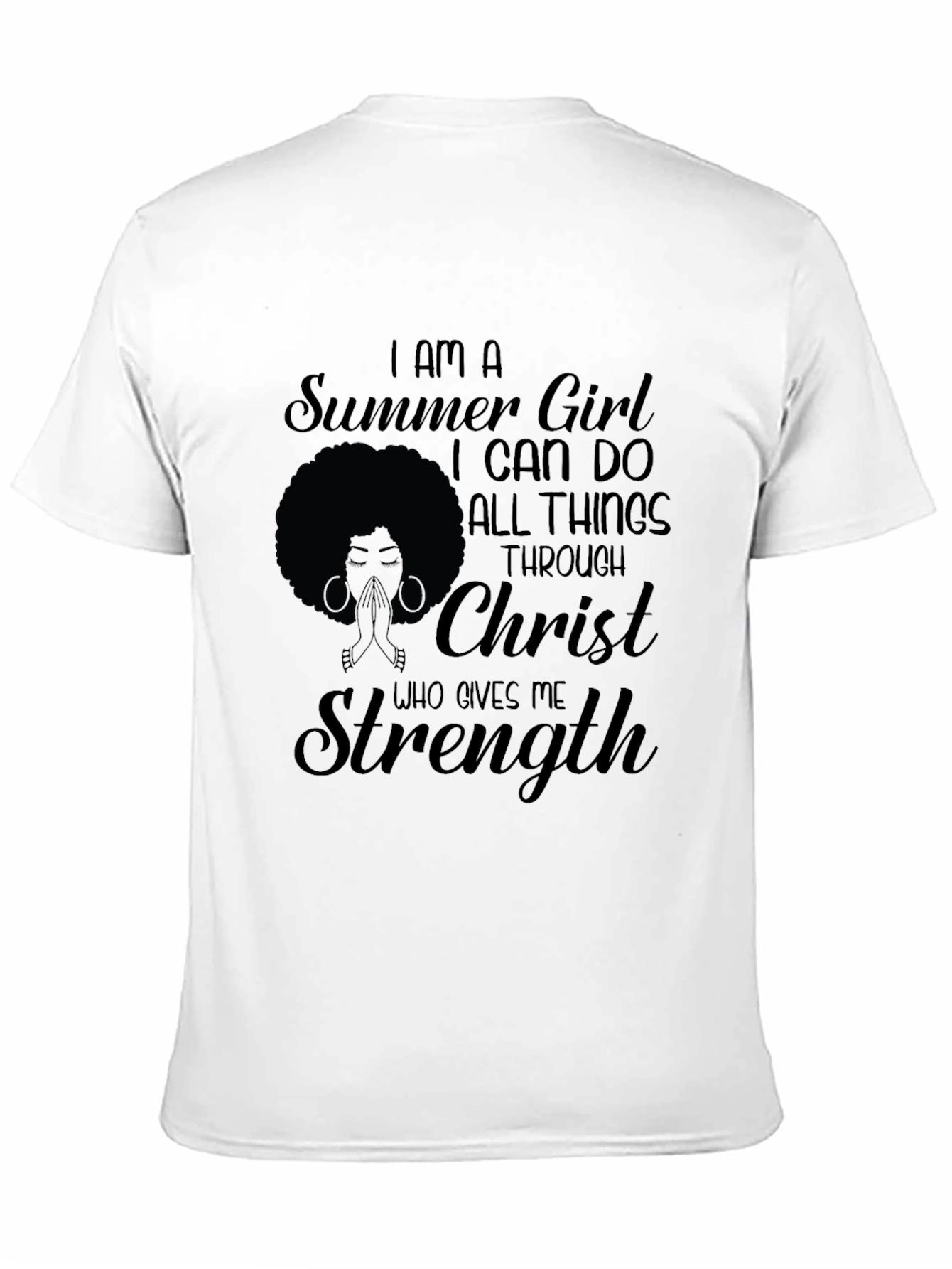 I Am A Summer Girl Christian T-Shirt