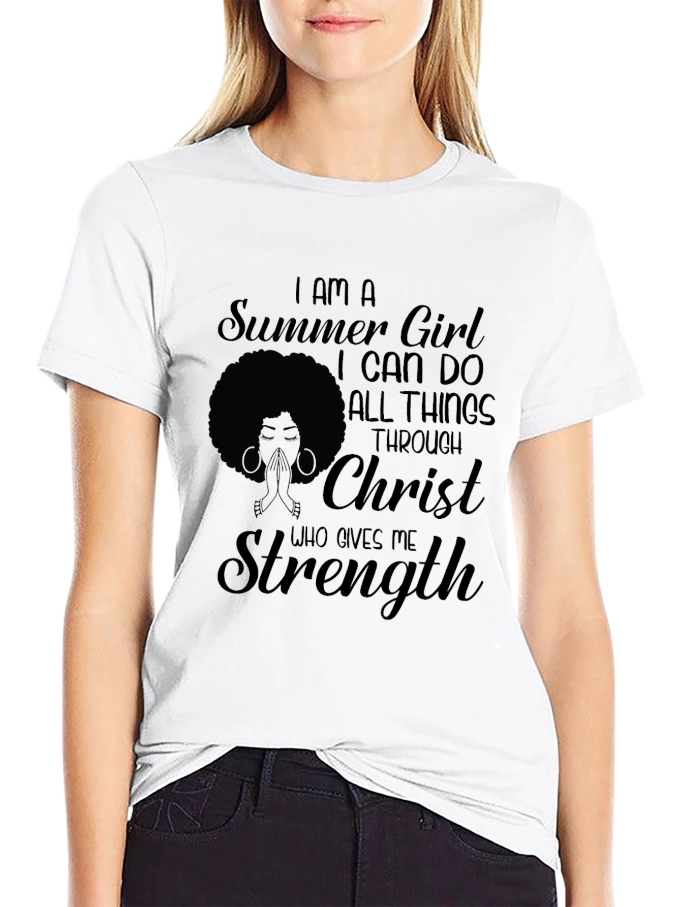 I Am A Summer Girl Christian T-Shirt