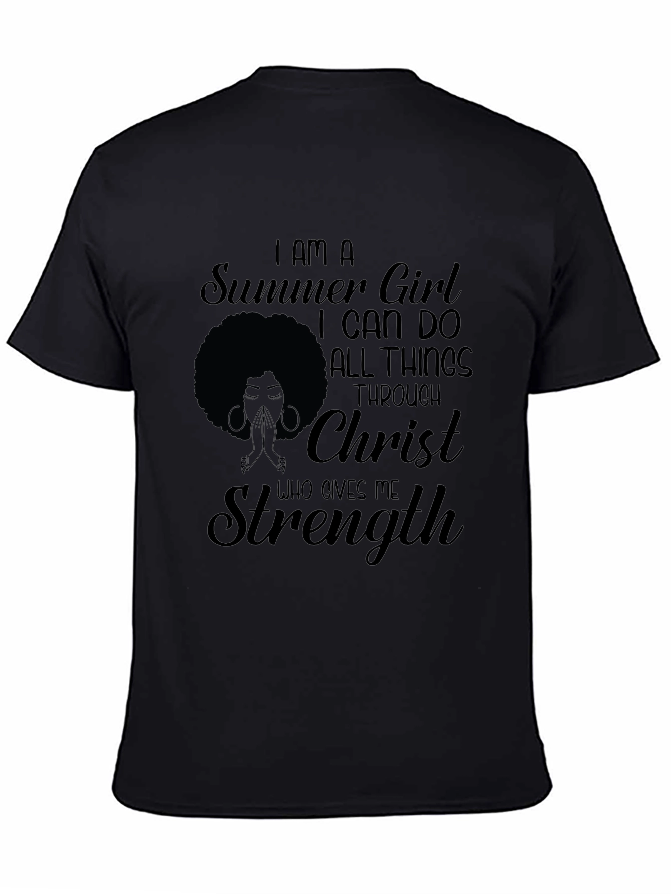 I Am A Summer Girl Christian T-Shirt