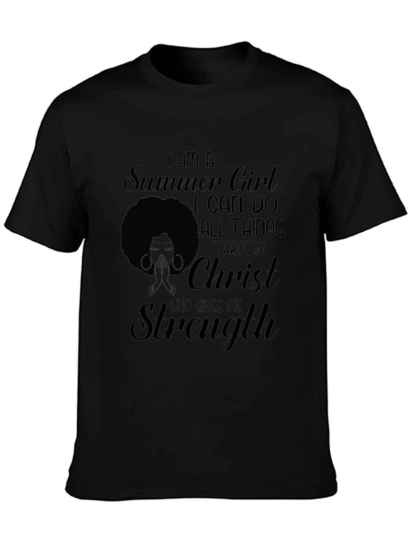 I Am A Summer Girl Christian T-Shirt