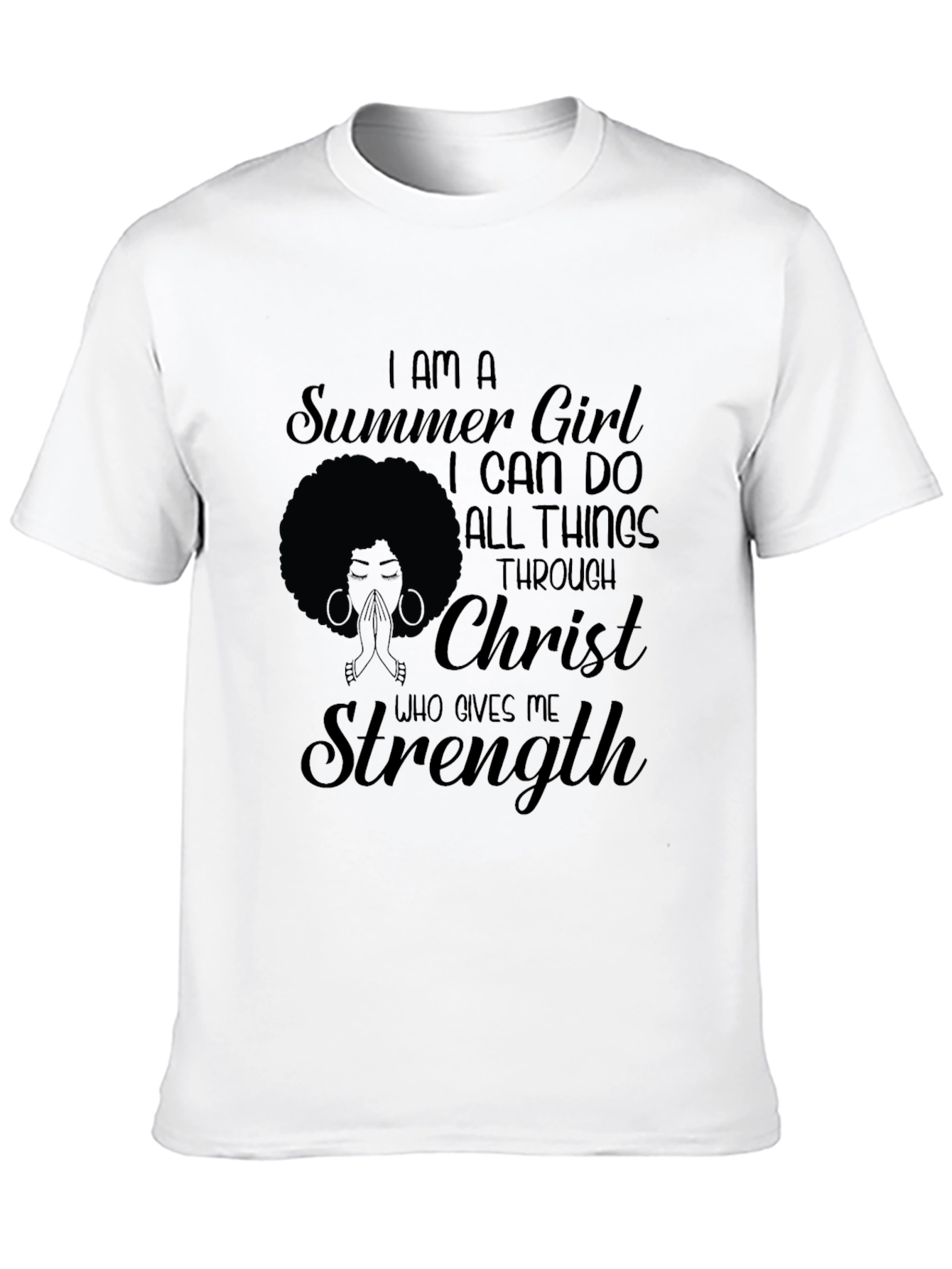 I Am A Summer Girl Christian T-Shirt