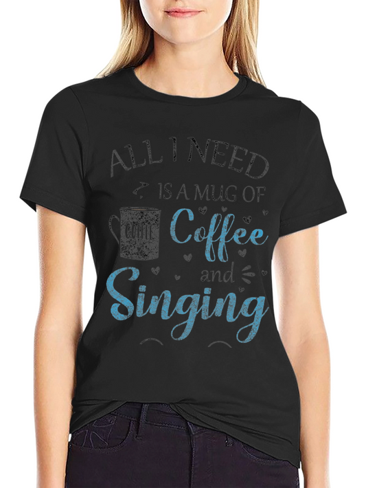 Coffee & Singing Graphic Tee