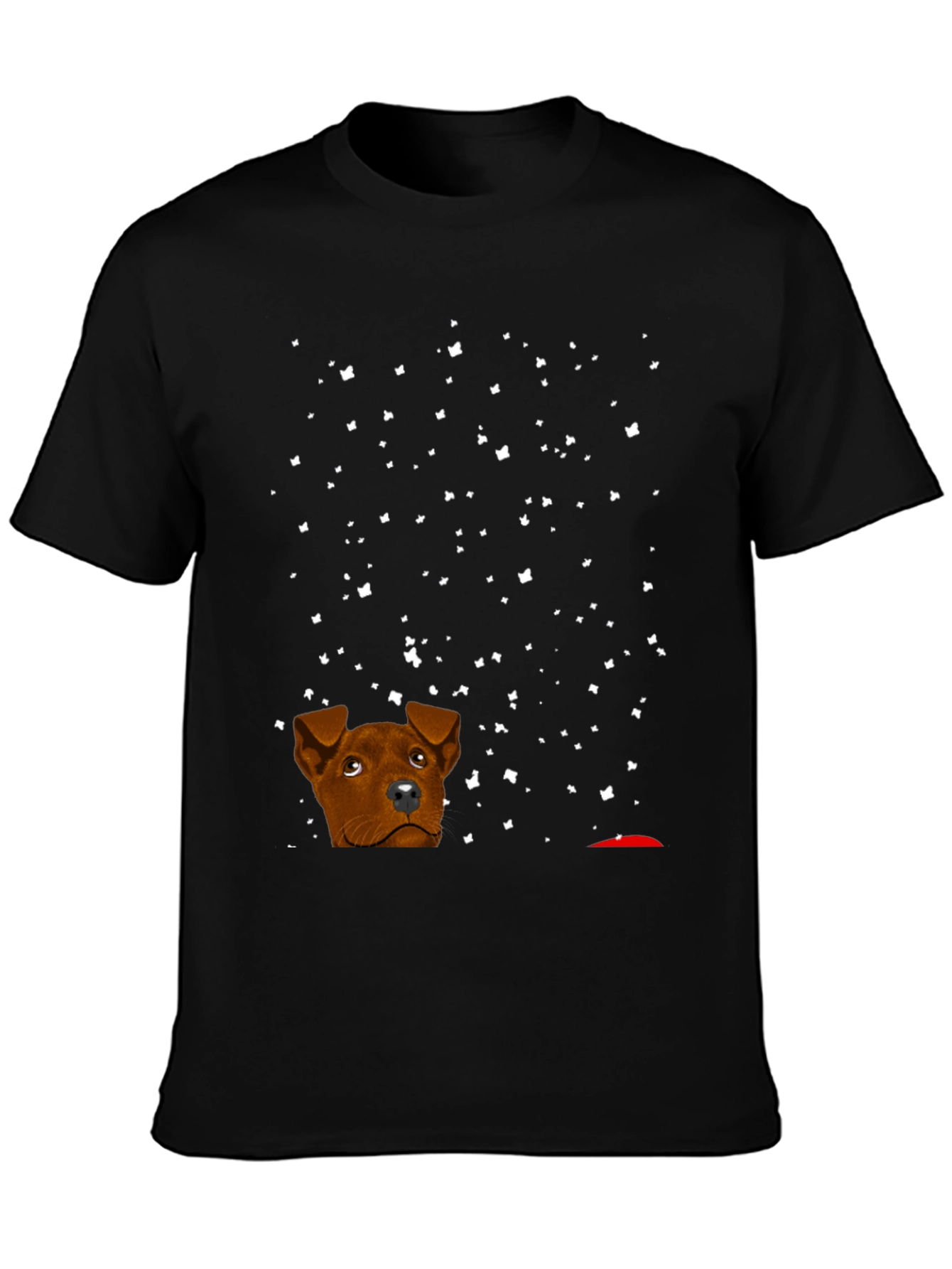Dog in Snow T-Shirt