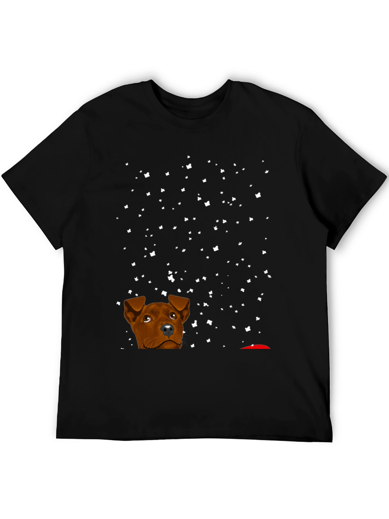 Dog in Snow T-Shirt