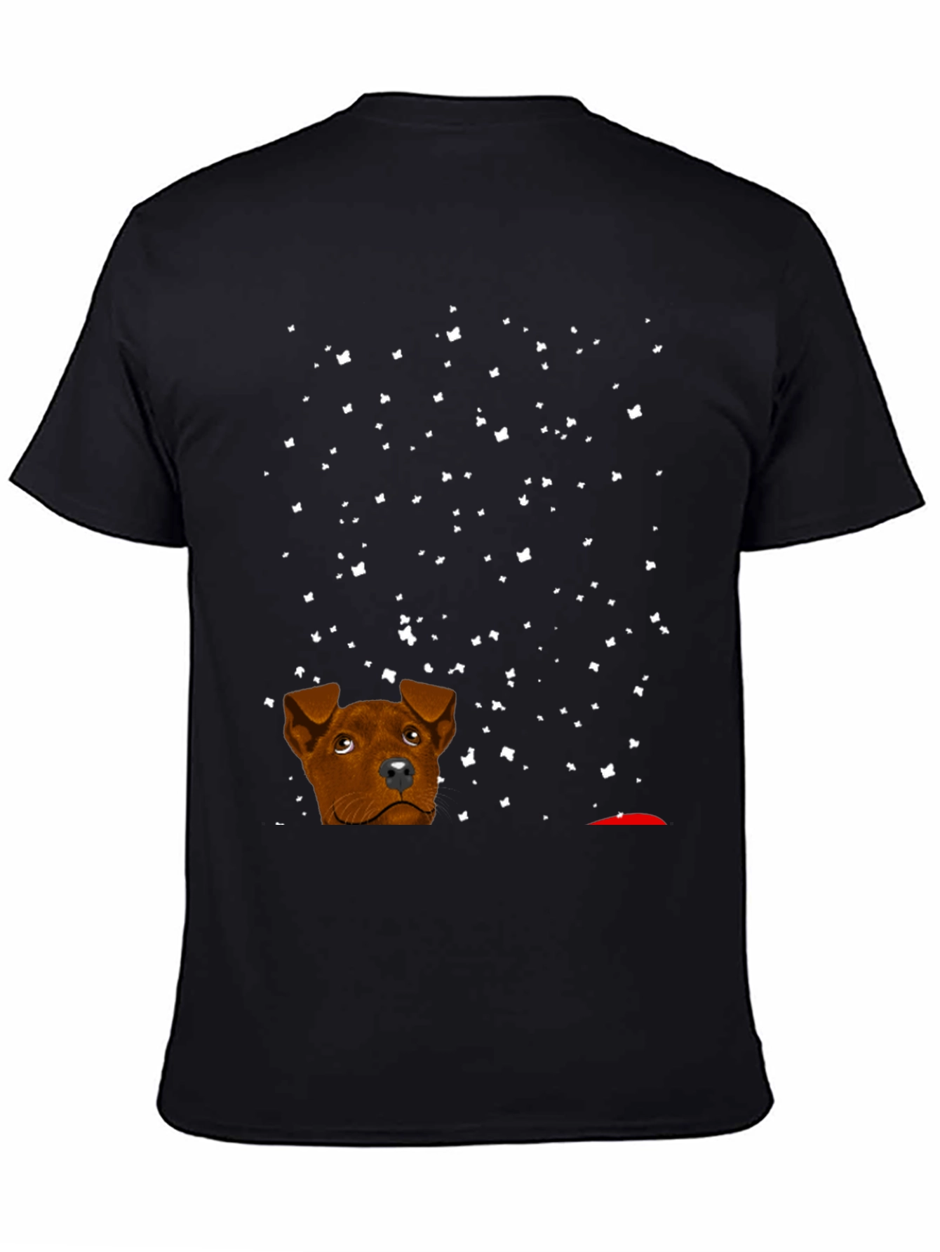 Dog in Snow T-Shirt