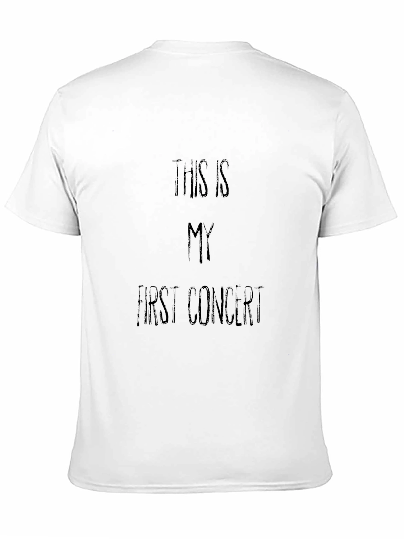 First Concert T-Shirt - Classic Black Cotton Tee