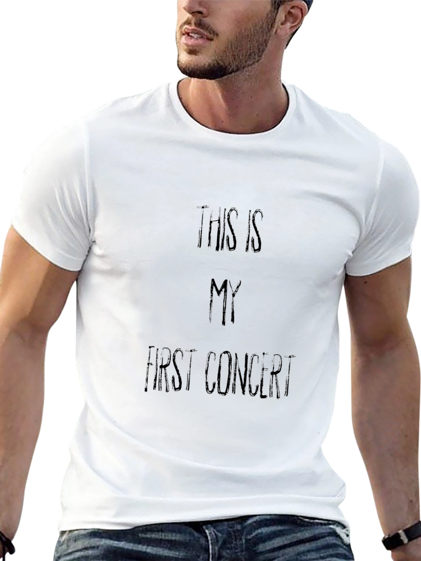 First Concert T-Shirt - Classic Black Cotton Tee